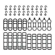 20pack Bikes Light Silicones Strap Durability Bikes Mounts Strap Rear for Bicycles Light Accessories