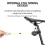 Efficient Bicycles Tows Rope Systems Bike Trailer Towing Device Flexible Retractable Bicycles Tractors Pulling Rope 3