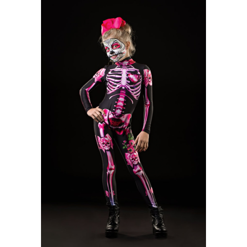 (120) Costume de squelette complet pour enfants Costume d'Halloween 2