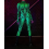 (3XL) Body réactif aux rayons UV, Body vert fluo 1