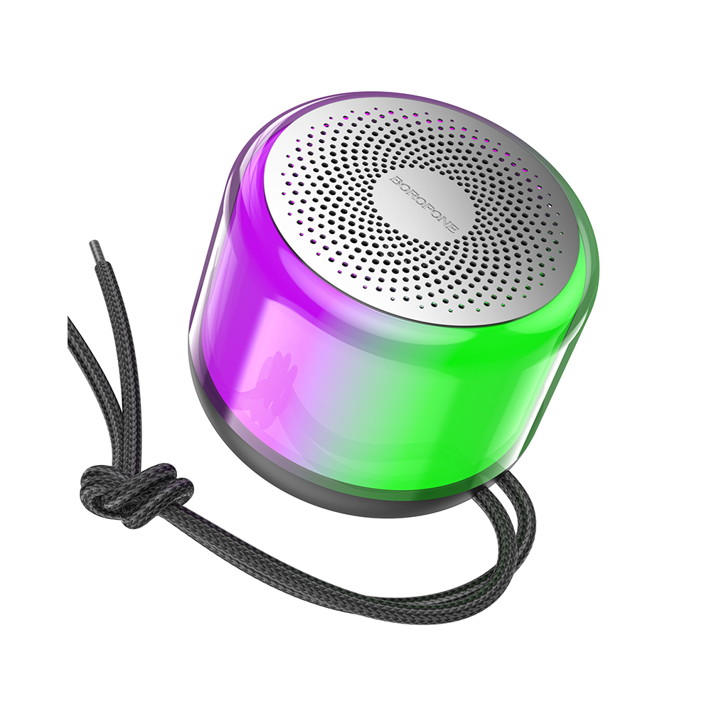 Portable Bluetooth Speaker With Rgb Lights - 5W Black 6925861113802