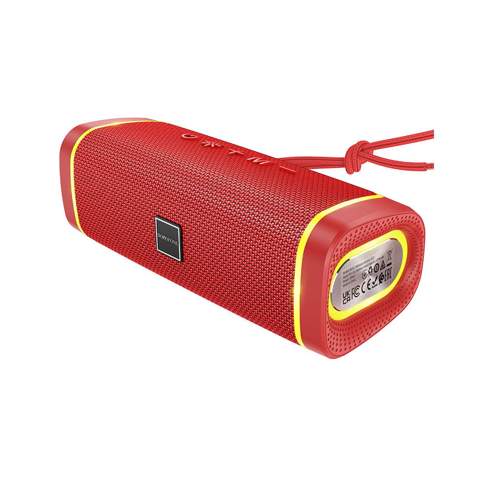 Portable Bluetooth Speaker With Rgb Lights - 10W Red 6925861113680