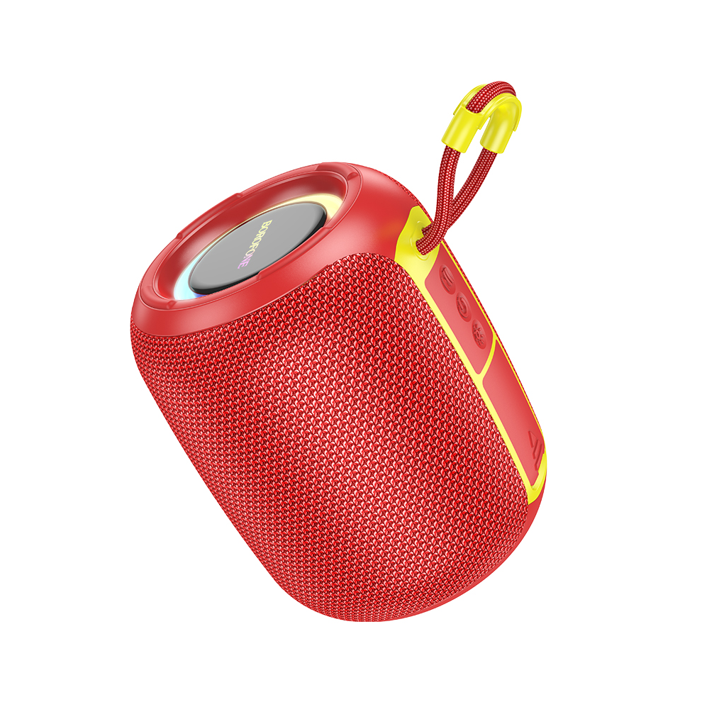Portable Bluetooth Speaker With Rgb Lights - 5W Red 6925861113598