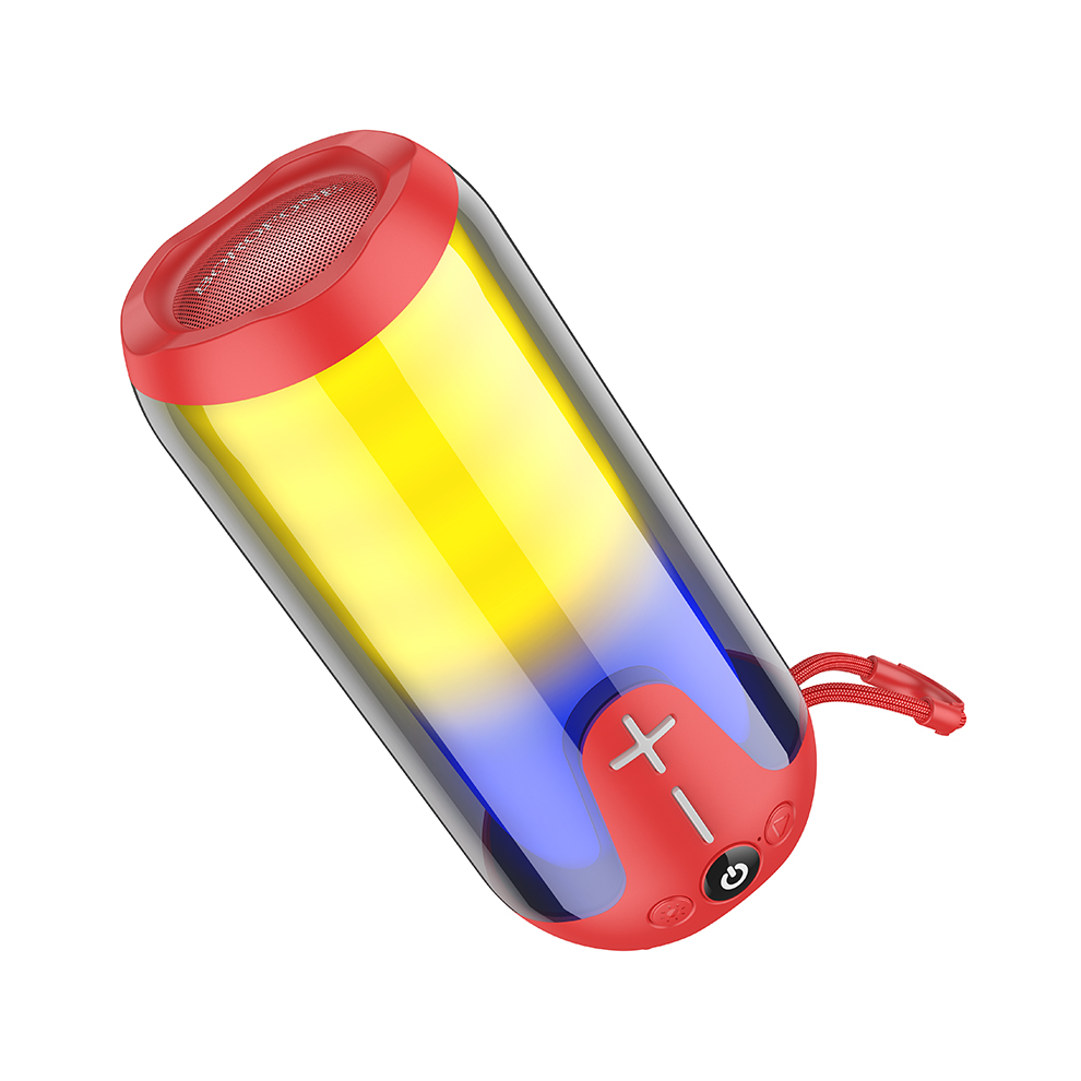 Portable Bluetooth Speaker With Rgb Lights - 5W Red 6925861113642