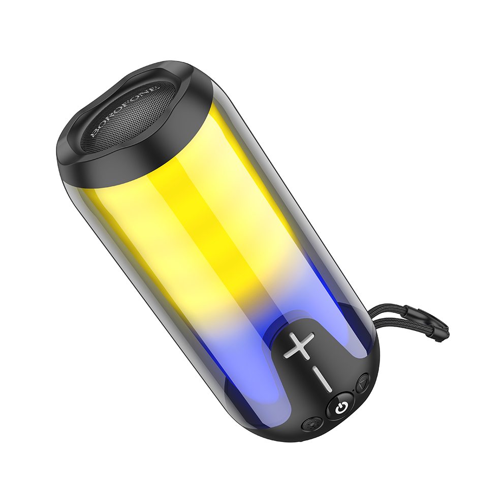Portable Bluetooth Speaker With Rgb Lights - 5W Black 6925861113635
