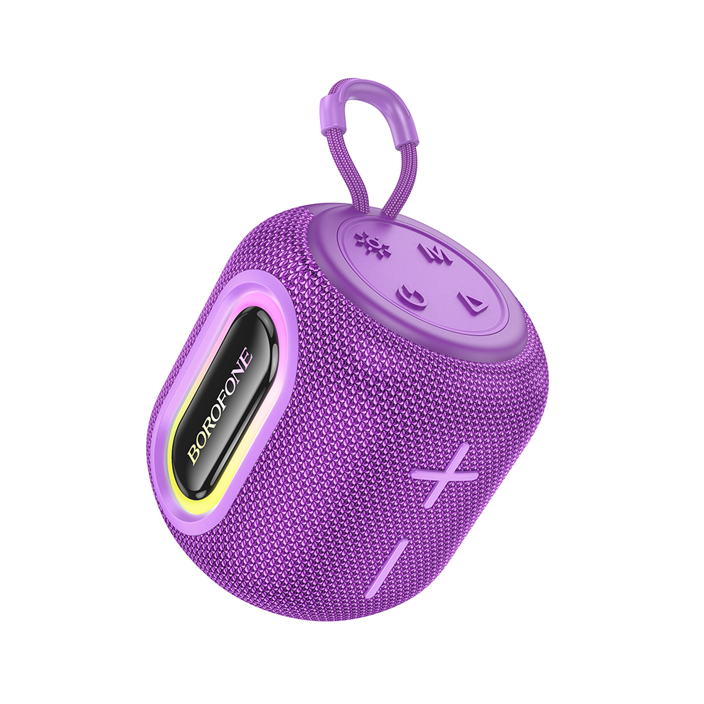 Portable Bluetooth Speaker With Rgb Lights - 10W Purple 6925861113444