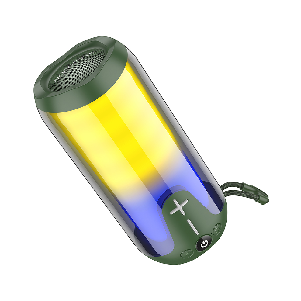 Portable Bluetooth Speaker With Rgb Lights - 5W Green 6925861113673