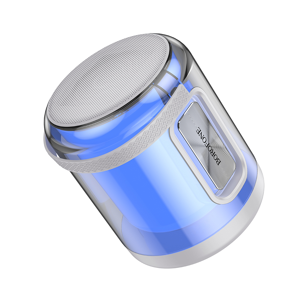 Portable Bluetooth Speaker With Rgb Lights - 8W Gray 6925861113741