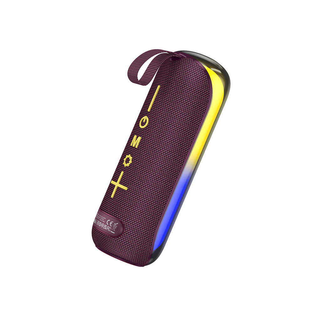 Portable Bluetooth Speaker With Rgb Lights - 10W Purple 6925861113338