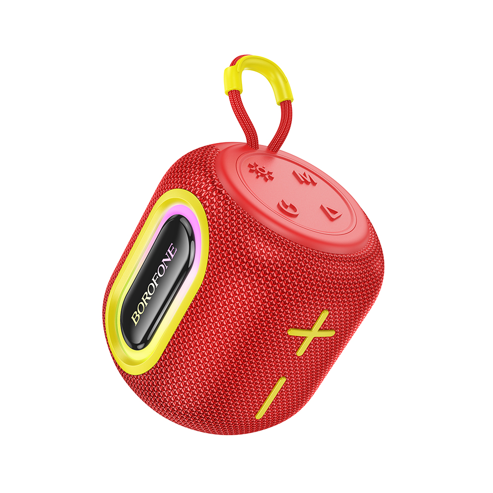 Portable Bluetooth Speaker With Rgb Lights - 10W Red 6925861113413