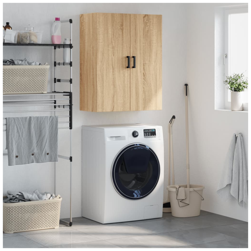 Vidaxl Wall Mounted Cabinet Sonoma Oak 69.5X34x90 Cm