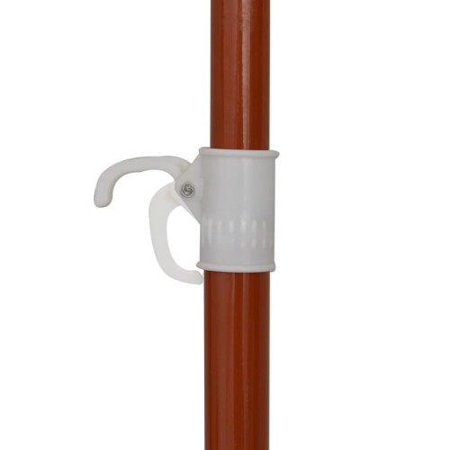 VidaXL vidaXL Parasol with Steel Pole 300 cm Anthracite 2