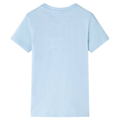 VidaXL Kids' T-shirt Light Blue 128 1