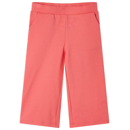 VidaXL Kids' Pants with Wide Legs Coral 128