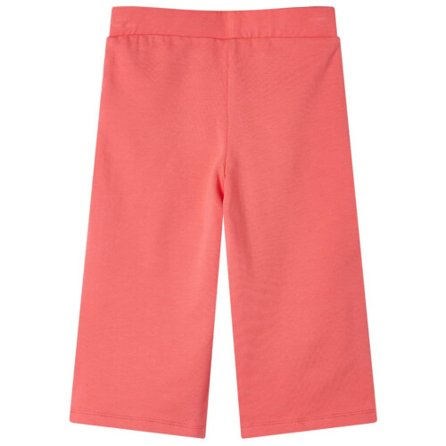 VidaXL Kids' Pants with Wide Legs Coral 104 1