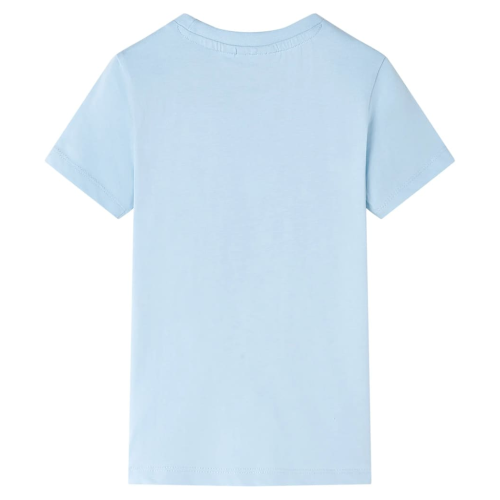 VidaXL Kids' T-shirt Light Blue 128 1