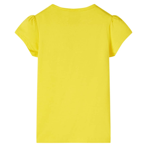 VidaXL Kids' T-shirt Yellow 128 1