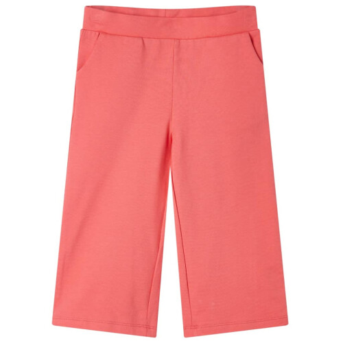 VidaXL Kids' Pants with Wide Legs Coral 92