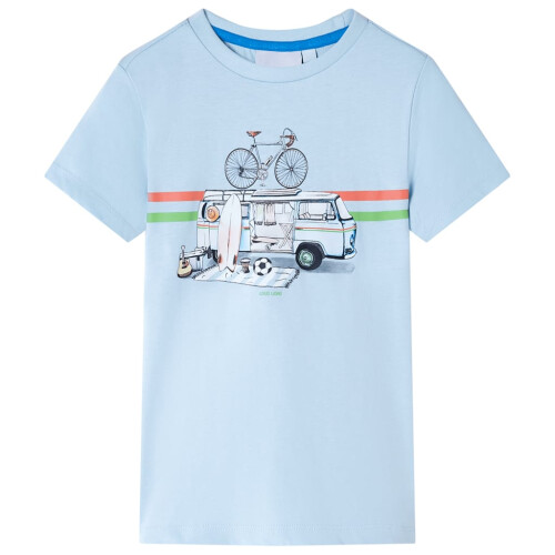 VidaXL Kids' T-shirt Light Blue 104