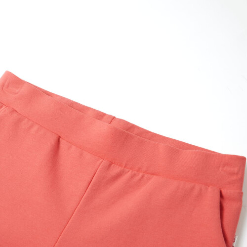 VidaXL Kids' Pants with Wide Legs Coral 92 2
