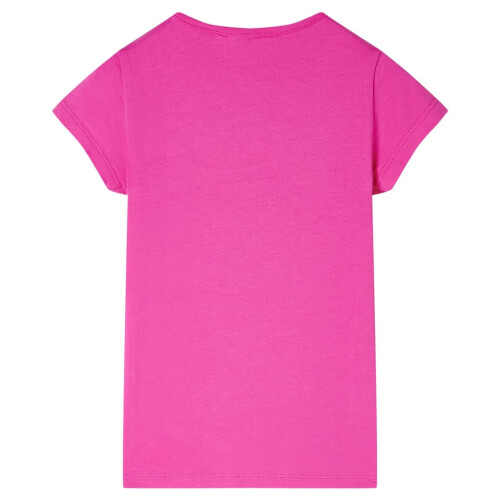 VidaXL Kids' T-shirt Dark Pink 104 1