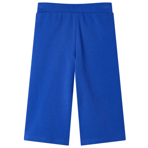VidaXL Kids' Pants with Wide Legs Cobalt Blue 116 1