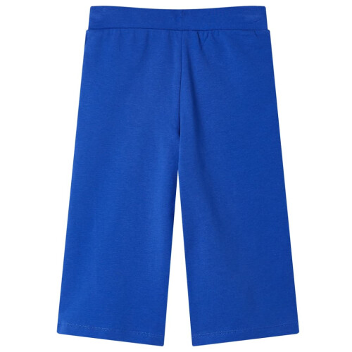 VidaXL Kids' Pants with Wide Legs Cobalt Blue 128 1