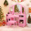 Costway Kids Vanity Table and Chair Set with 3 Removable Mirrors and 4 Storage Bins 3