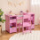 Costway Kids Vanity Table and Chair Set with 3 Removable Mirrors and 4 Storage Bins 7