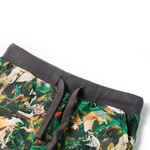 VidaXL Kids' Shorts with Drawstring Old Petrol 140 2