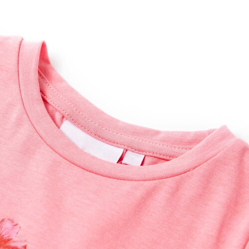 VidaXL Kids' T-shirt Neon Pink 116 2