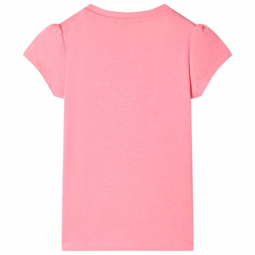 VidaXL Kids' T-shirt Neon Pink 116 1