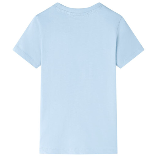 VidaXL Kids' T-shirt Light Blue 116 1