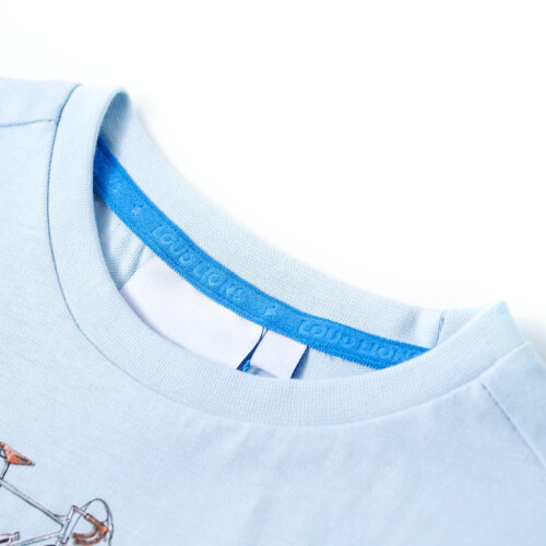 VidaXL Kids' T-shirt Light Blue 116 2