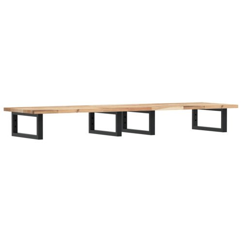 VidaXL vidaXL Basin Shelf Wall Mounted Steel and Solid Wood Acacia 1
