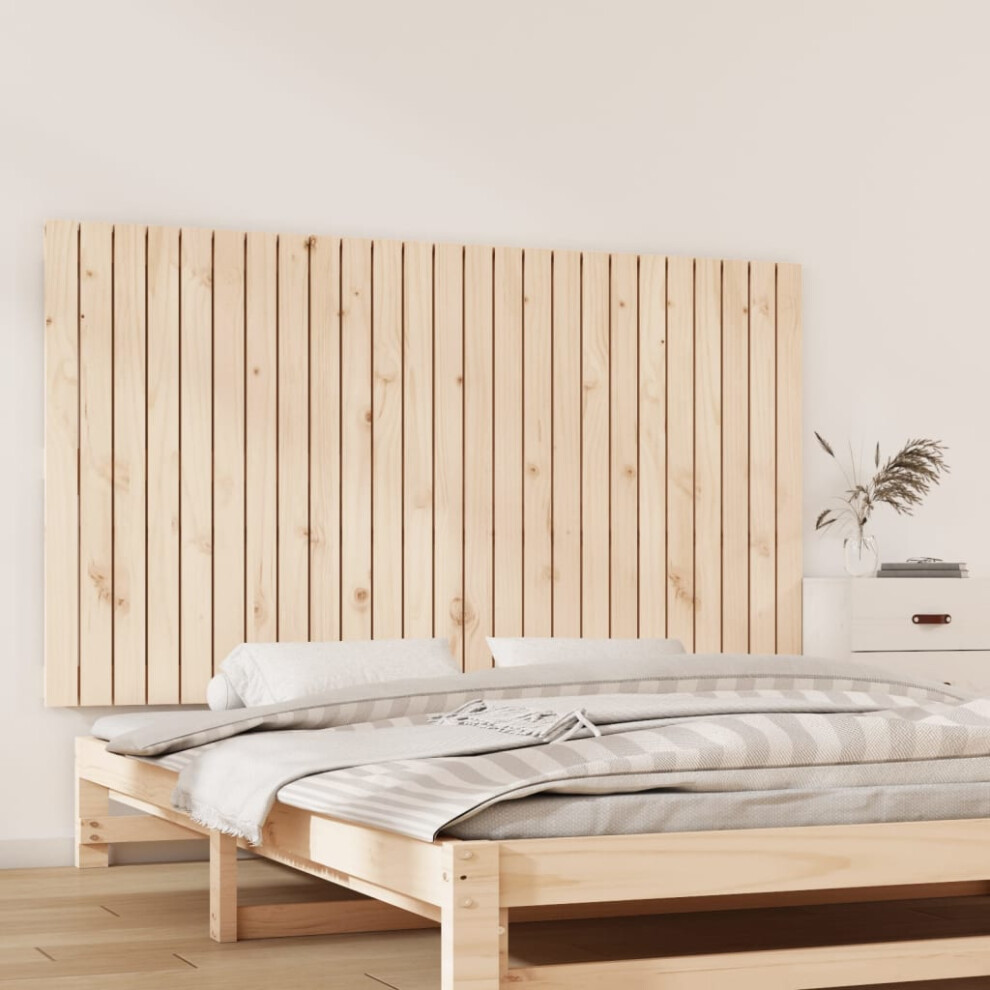 Vidaxl Wall Headboard 159.5X3x90 Cm Solid Wood Pine