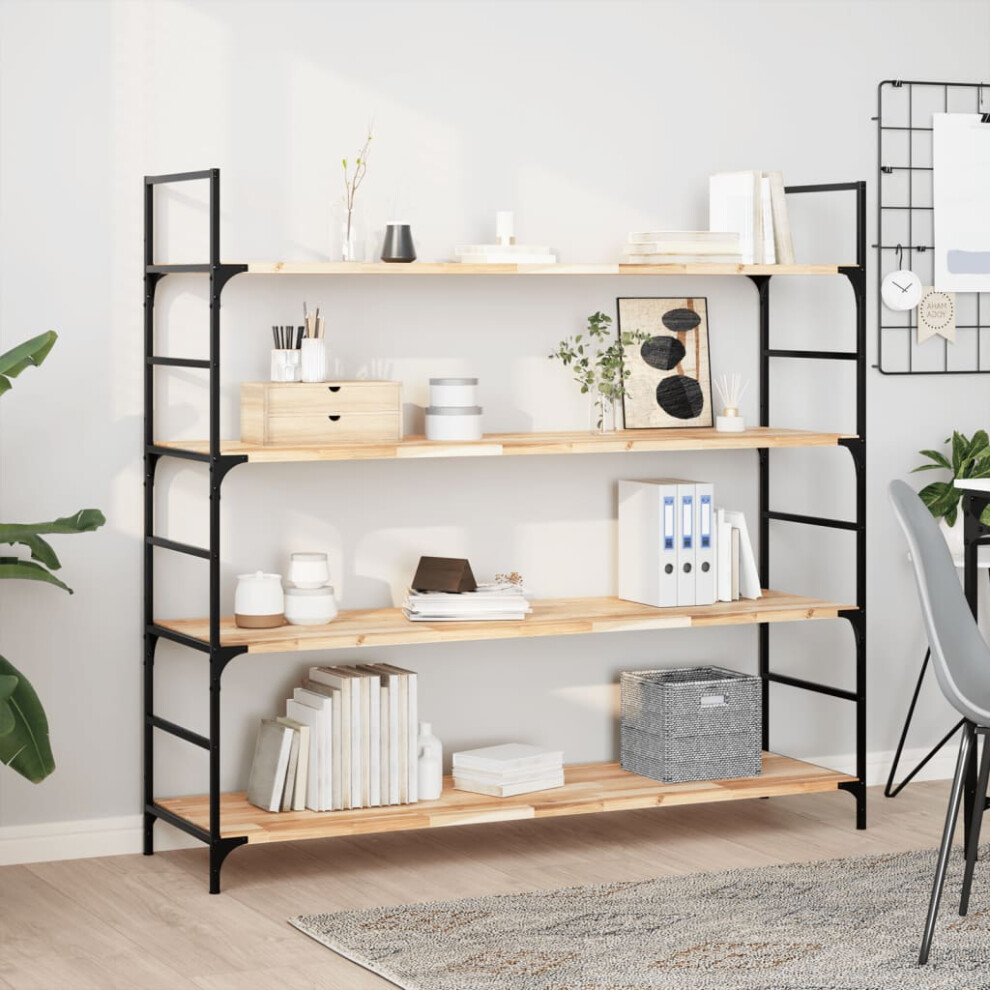 Vidaxl Floating Shelves 4 Pcs 140X40x2 Cm Untreated Solid Wood Acacia 8721102626265