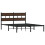 VidaXL vidaXL Bed Frame without Mattress with Headboard Brown Oak 140x200 cm 3