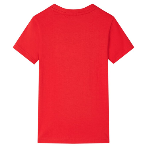 VidaXL Kids' T-shirt Red 128 1