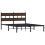 VidaXL vidaXL Bed Frame without Mattress with Headboard Brown Oak 140x190 cm 3