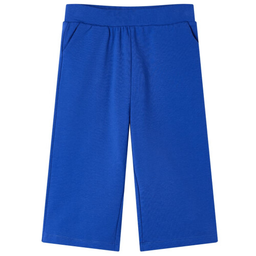 VidaXL Kids' Pants with Wide Legs Cobalt Blue 140