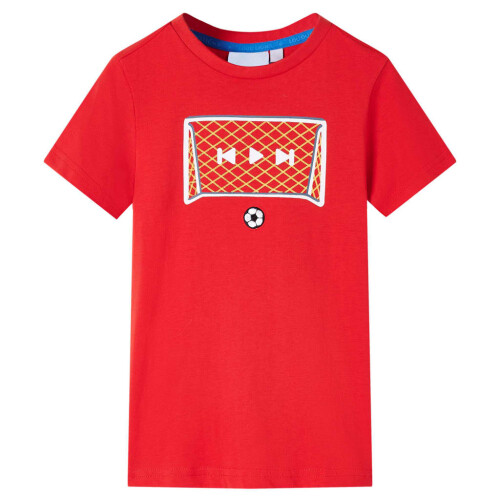VidaXL Kids' T-shirt Red 128