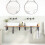 VidaXL vidaXL Basin Shelf Wall Mounted Steel and Solid Wood Acacia 3