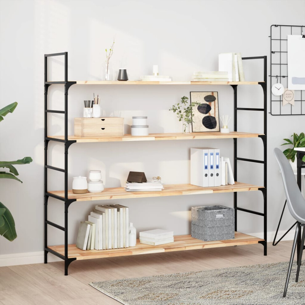 Vidaxl Floating Shelves 3 Pcs 140X40x2 Cm Untreated Solid Wood Acacia
