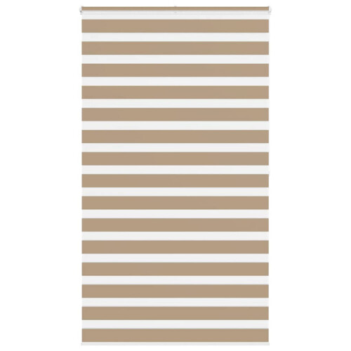 VidaXL vidaXL Doppelrollo Sandbraun 130x200 cm Stoffbreite 125,9 cm Polyester