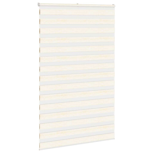 VidaXL vidaXL Doppelrollo Marmorbeige 150x200cm Stoffbreite 145,9 cm Polyester 2