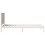 VidaXL vidaXL Extra Long Bed Frame without Mattress White 90x210 cm Solid Wood 6