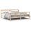 VidaXL vidaXL Bed Frame with Headboard without Mattress 200x200 cm 3