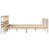 VidaXL vidaXL Bed Frame with Headboard without Mattress 120x200 cm 6