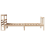 VidaXL vidaXL Bed Frame with Headboard without Mattress 75x190 cm Small Single 6
